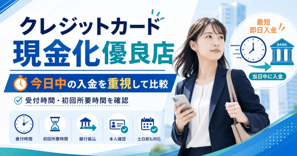 クレジットカード現金化優良店